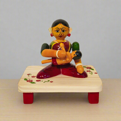 Eternal Bond – Etikoppaka Mother and Child Etikoppaka Lacquerware