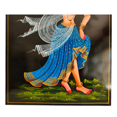 Graceful village belle carrying water pot