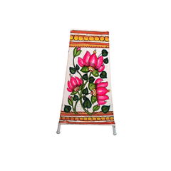 Elegant Lotus Leather Puppetry Wall Décor | Bed Lamp