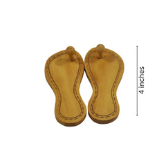 Traditional Wooden Paadukalu – Handcrafted for Pooja Ceremonies Accessories