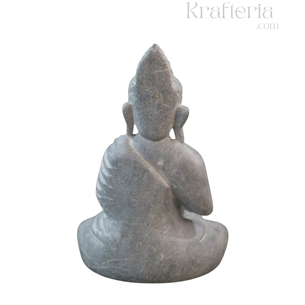 Peaceful Buddha Figurine – Soft Stone Decorative Idol belur shanker
