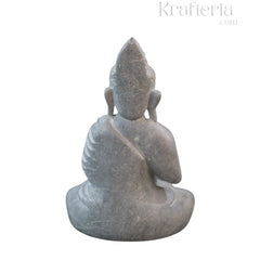 Peaceful Buddha Figurine – Soft Stone Decorative Idol belur shanker
