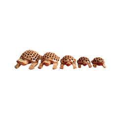 Wooden Jali Tortoise Family – Artisan Carved Traditional Home Decor Wooden Decorative