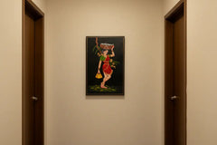Traditional Nirmal art of fisherwoman