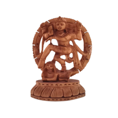 Intricately Carved Wooden Nataraja | Lord Shiva Cosmic Dance Statue