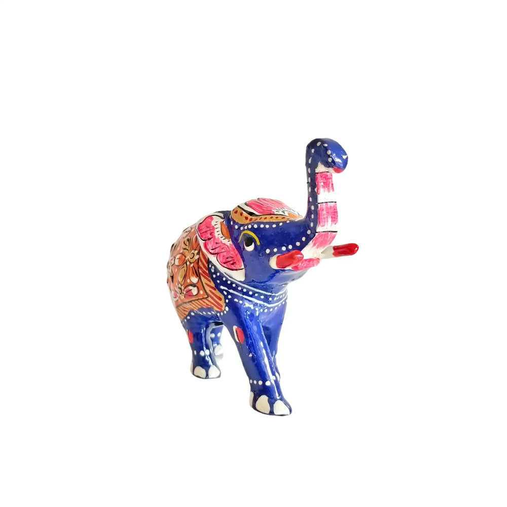 Royal Meenakari Elephant – Handcrafted Symbol of Prosperity and Artistry Metal Home Decorates