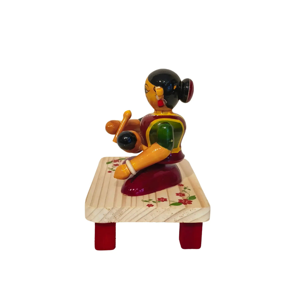 Eternal Bond – Etikoppaka Mother and Child Etikoppaka Lacquerware