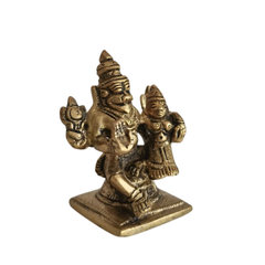 Brass Idol of Lord Narasimha (Man-Lion Avatar of Vishnu)