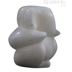 Handcrafted Marble Ganesh Idol – Divine Home Decor