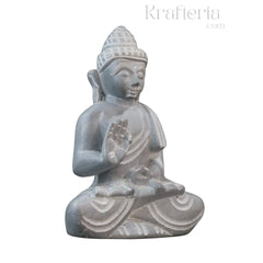 Peaceful Buddha Figurine – Soft Stone Decorative Idol belur shanker