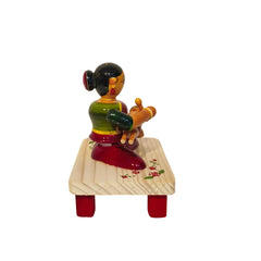 Eternal Bond – Etikoppaka Mother and Child Etikoppaka Lacquerware