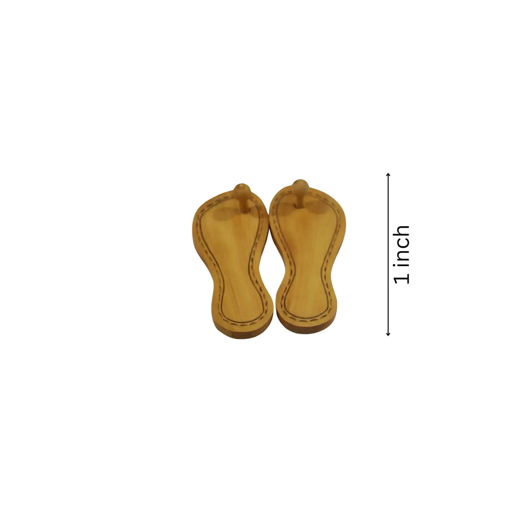 Traditional Wooden Paadukalu – Handcrafted for Pooja Ceremonies Accessories
