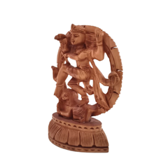Intricately Carved Wooden Nataraja | Lord Shiva Cosmic Dance Statue