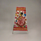 Divine Buddha with Floral Motifs – Leather Puppetry Art | Bed Lamp Leather Paintings