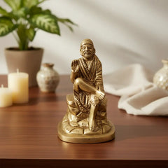 Brass Sai Baba Idol: Symbol of Love, Compassion, and Universal Faith Brass Ware