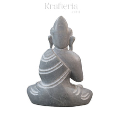 Peaceful Buddha Figurine – Soft Stone Decorative Idol