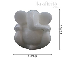 Handcrafted Marble Ganesh Idol – Divine Home Decor