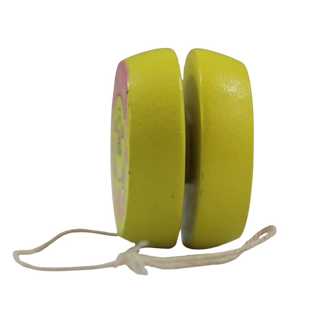 Eco-friendly wooden spinner toy for kids