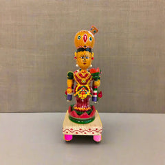 Sacred Etikoppaka Goddess Lakshmi Figurine – Folk Art Wooden Craft Etikoppaka Lacquerware