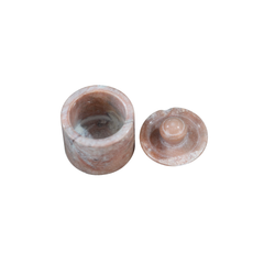 Handcrafted Marble Container – Stylish Storage Jar