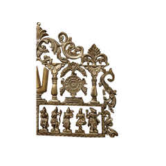 Brass Dashavatara Wall Panel – Handcrafted | Wall Decor Wall Decor