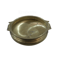 Handcrafted Bronze Uruli – Perfect for Floating Flowers & Home Decor