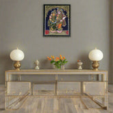 Elegant Radha Krishna – Thanjavur Artistry