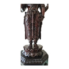 Devotional Rosewood Balaji Sculpture – Symbol of Protection & Prosperity Wooden Sculpture