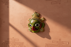 Garuda Face Mask Wall Hanging – Telangana Handcrafted Art wall decor