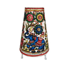 Handcrafted Elephant Leather Puppetry Lamp – A Fusion of Tradition and Elegance | Bed Lamp Leather Paintings