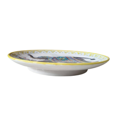 Hand-Painted Indian Elephant Wall Decorative Plate Pottery