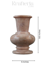 Handcrafted Marble Flower Vase – Elegant Home Decor
