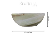 Artisan Marble Bowl – Ideal for Kitchen, Décor, or Ritual Use Marble Soft Stone