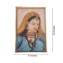 Rajasthan Mughal Queen Marbel Painting