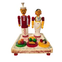 Etikoppaka Wedding Couple with Ritual Set