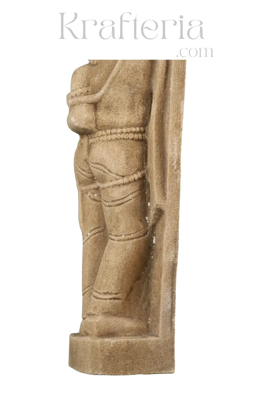 A Lady Adorning Herself with a Mirror Sand Stone
