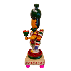 Lakshmi in Padmasana – Authentic Etikoppaka Wooden Idol of Prosperity