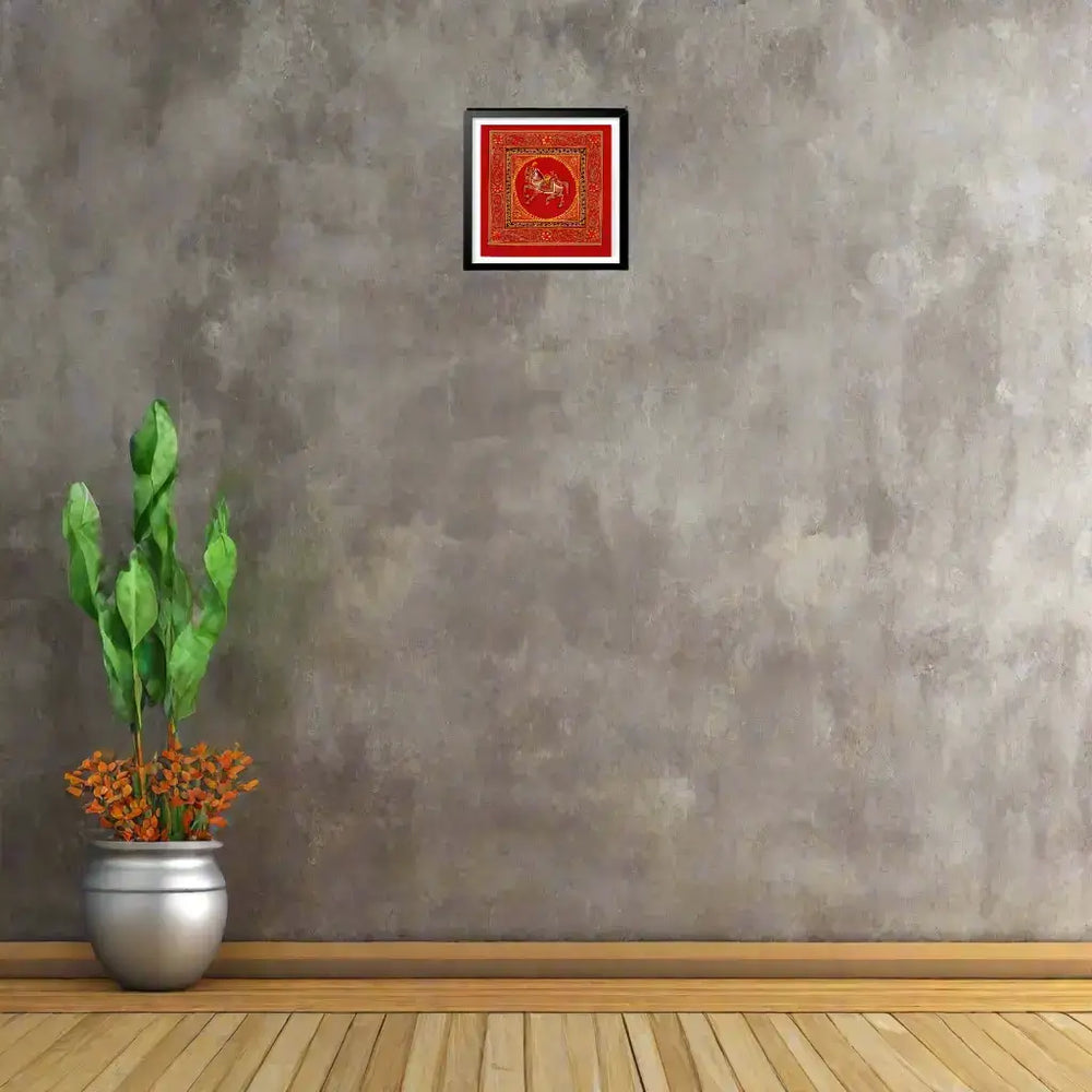 The Golden Steed – Pride of the Crimson Court Paintings