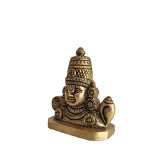 Brass Lord Venkateswara Face Idol (Tirupati Balaji) Brass Ware
