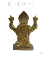 Divine Brass Laxmi Devi Idol – Goddess of Wealth and Prosperity