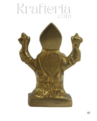 Divine Brass Laxmi Devi Idol – Goddess of Wealth and Prosperity Brass Ware