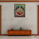 Thanjavur Style Laxmi Devi Painting – Classic Cultural Decor