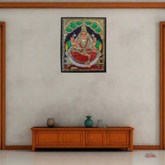 Thanjavur Style Laxmi Devi Painting – Classic Cultural Decor Paintings