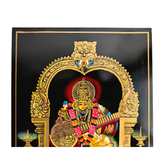 Divine Goddess Saraswati Nirmal Painting Paintings