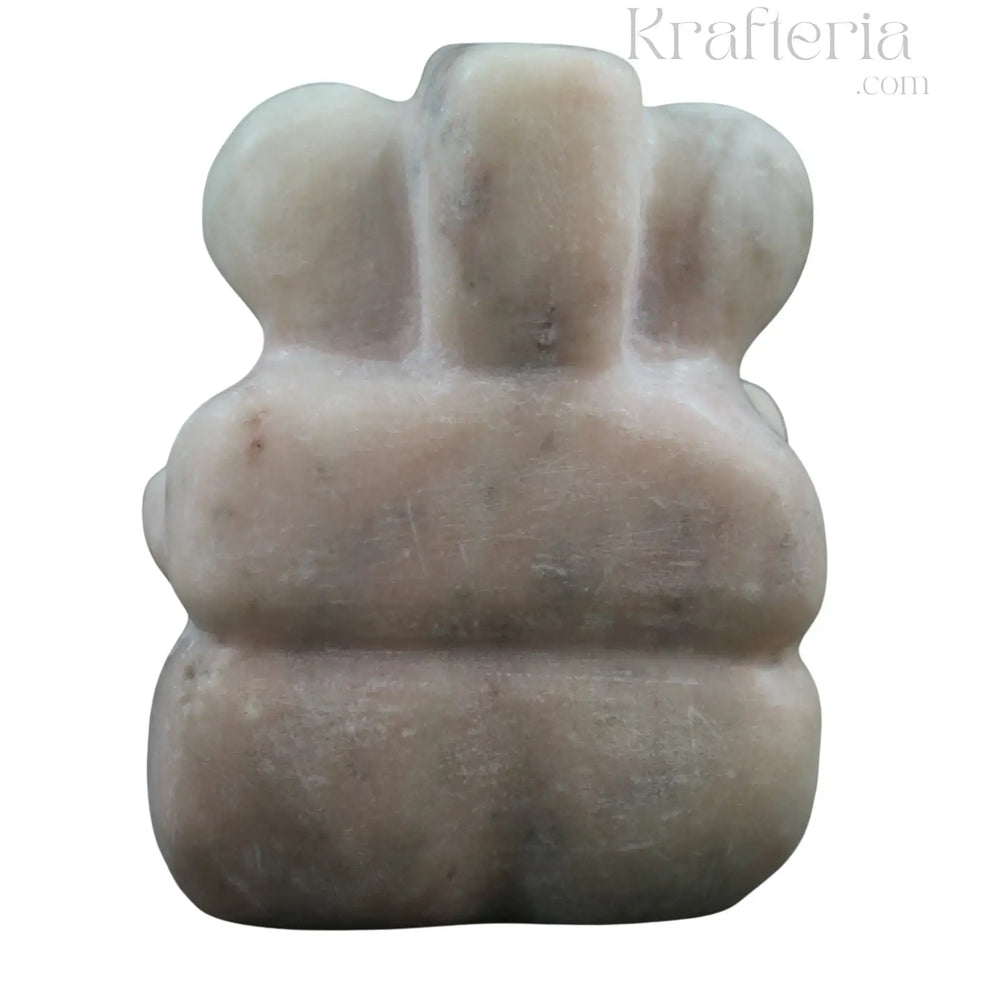 Handcrafted Marble Ganesh Idol – Divine Home Decor Marble Soft Stone