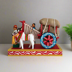 Kondapalli Bullock Cart – Traditional Village Life Wooden Craft