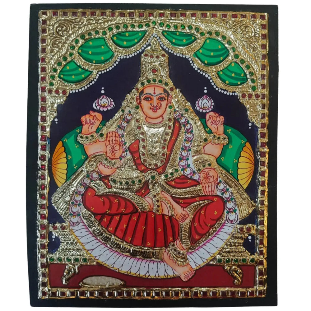 Thanjavur Style Laxmi Devi Painting – Classic Cultural Decor Paintings