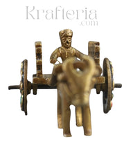 Premium Brass Bullock Cart – Ideal for Gifting & Collectors