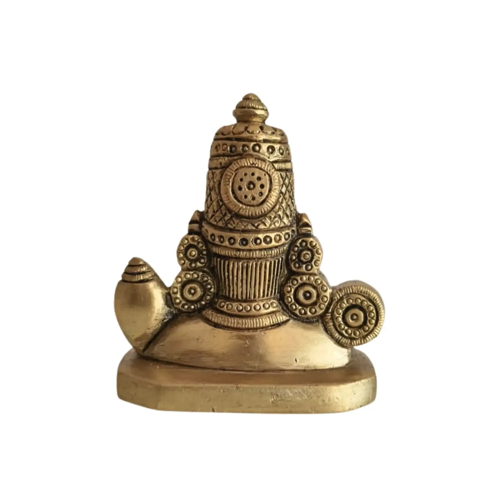 Brass Lord Venkateswara Face Idol (Tirupati Balaji) Brass Ware