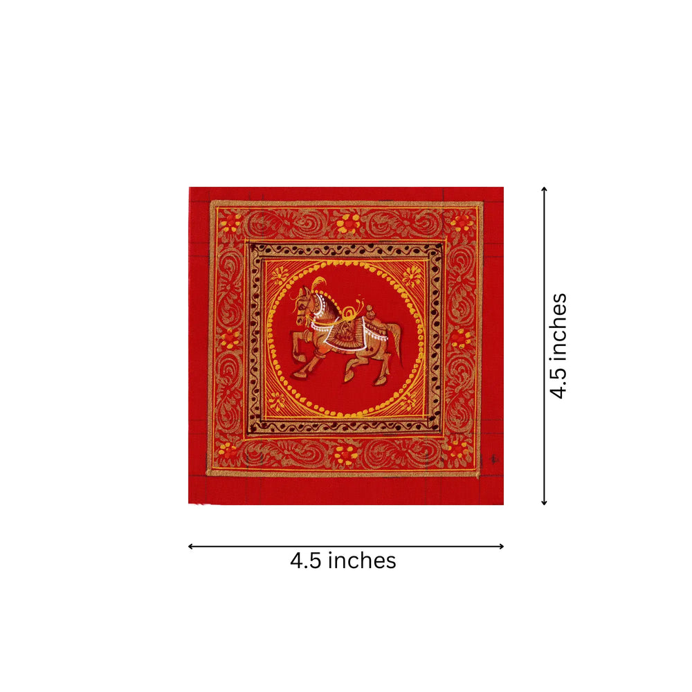 The Golden Steed – Pride of the Crimson Court Paintings